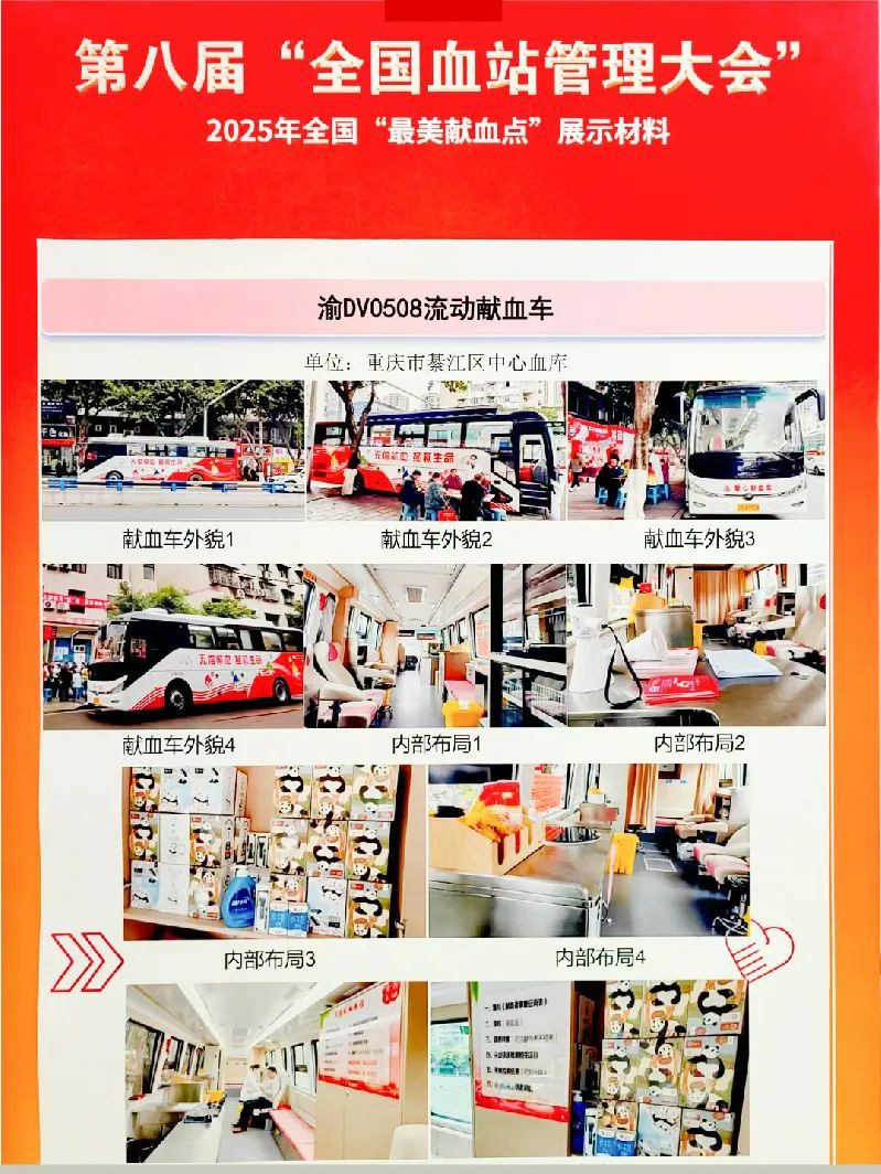 宇通多台车入选！2025年“全国最美献血点、最智献血点”评选结果出炉！
